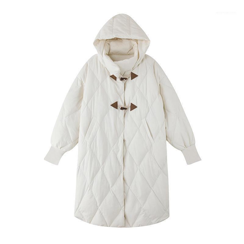 

Winter women' parkas long cotton padded jacket1, Black