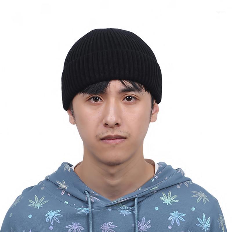 

2020 New Fashion Hats Autumn And Winter Solid Color Cashmere Hats Warm Hooded Knitted Wool For Women Men Unisex1, Yellow