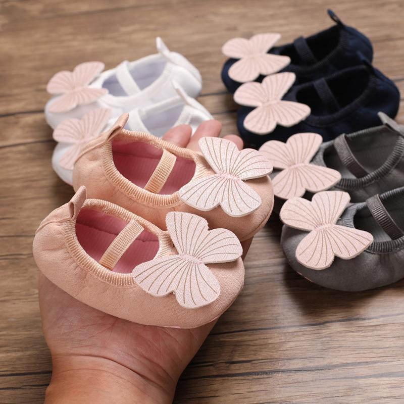 

Infant Newborn Baby Girls Spring Summer Autumn Flats 1 Pair Fashion Baby Girls Boys Shoes Male And Female Warm Shoes, White