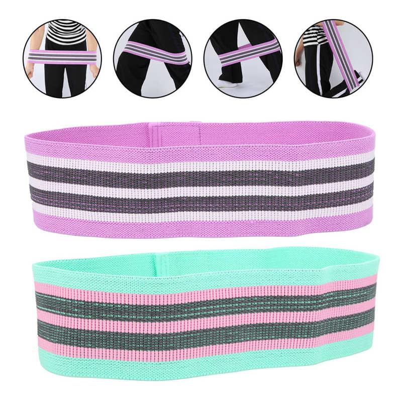 

2Pcs Yoga Resistance Bands Fitness Elastic Bands Non Slip Elastic Workout Strap Legs BuShaper Pilates Sport Equipment