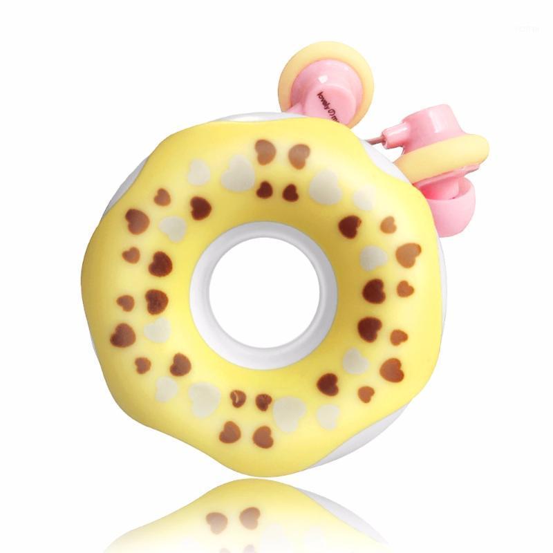 

Cute Donut Wired Headphone Children Girl Music Stereo Earbuds Earphones 3.5mm Jack Universal For Phone Birthday Christmas Gift1