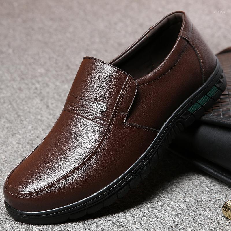 

Mazefeng Men Shoes Casual Leather 2021 Spring Autumn Winter Fashion Men Flats Comfortable Office Dress Shoes1