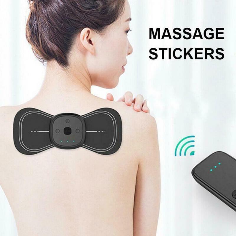 

Wireless Electric Pulse Back and Neck Massager Far Infrared Heating Pain Relief Tool Health Care Relaxation Massager1