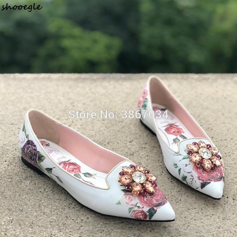 flowered flats