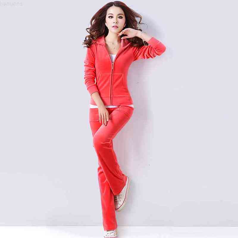 velour tracksuit women