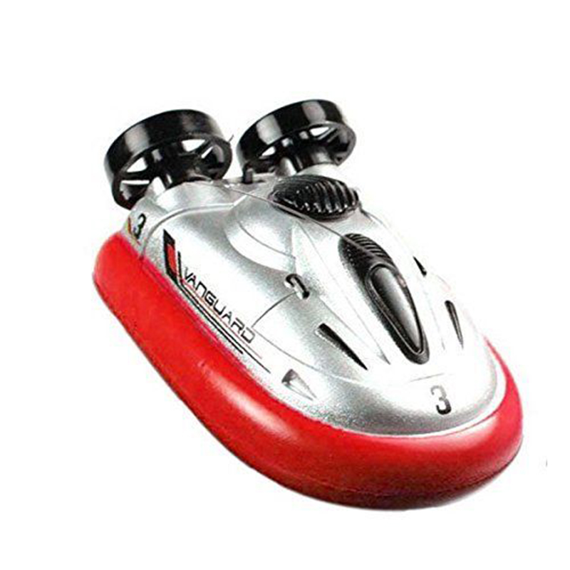 

Mini RC Hovercraft Remote Control Model Jet Boat Radio R/C Turbo Motor Classic Electric Speedboat Boy Toy, Red