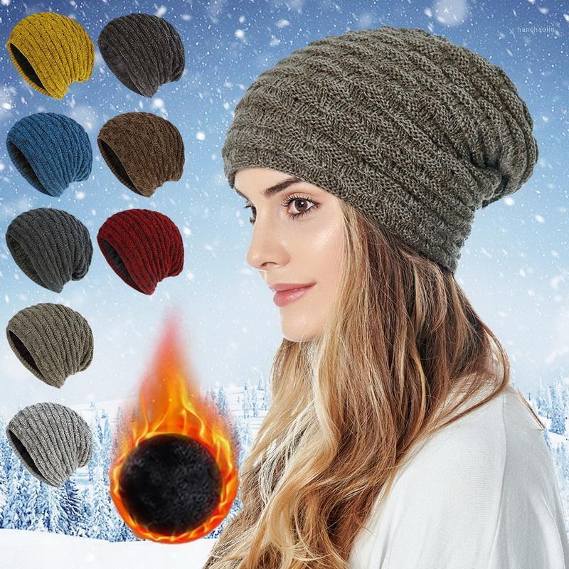 

Autumn Winter Beanie Hat for Women Winter hat for Women Warm Knitted Cap Gorros Female Cap High Qaulity Hip Hop Warm Beanies1