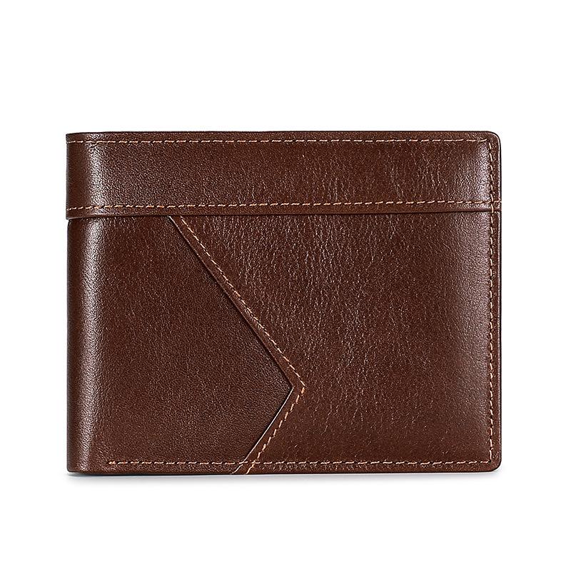 

Men's Leather Wallet multifunctional soft face Wallet, Black