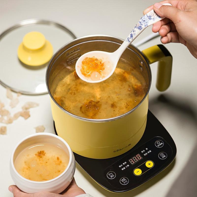 

220V Electric Hot Pot Multi Cooker Stainless Steel Multifunctional Electric Cooking Pot For Student Lunch EU/AU/UK/US Plug1