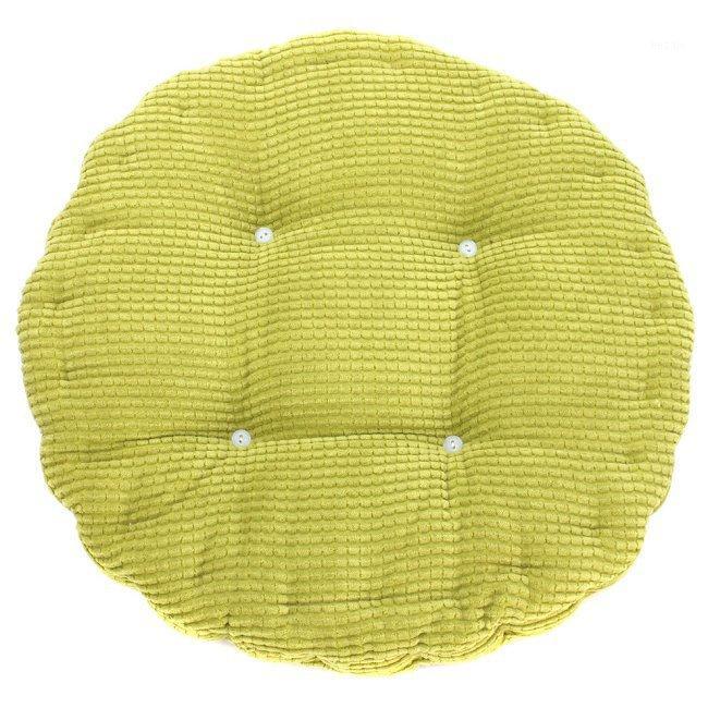 

36*38cm Cushion Thicker Soft Washable Cotton Colorful Home Decor Floor Mat Round Shape Plaid Chair Pad Seat1, Purple