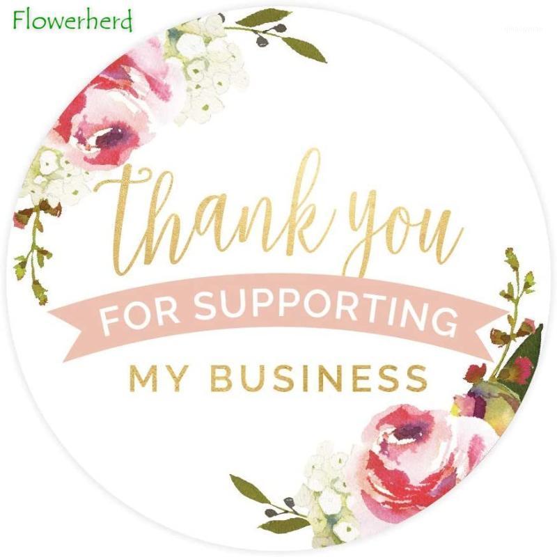 

Thank You for Supporting My Business Label / Thank You Sticker Sealing Sticker Handmade Gift Dec 500 1" Small Business Labels1