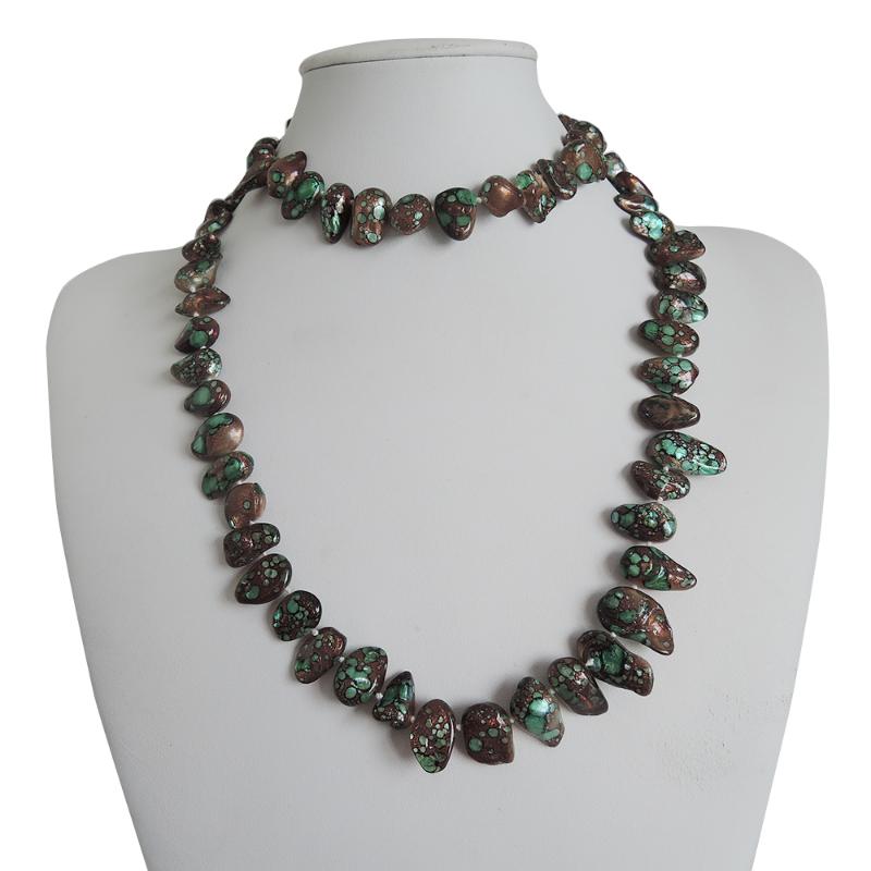 

100% FRESHWATER PEARL NECKLACE,80-90 CM ,very fashion colors pearls,baroque shape pearl-long pearl necklace