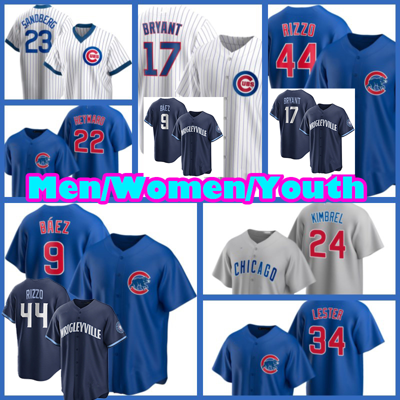

40 Willson Contreras Chicago Baseball Jerseys 18 Frank Schwindel Nick Madrigal Patrick Wisdom Willson Contreras Marcus Stroman Andre Dawson, Blue;black