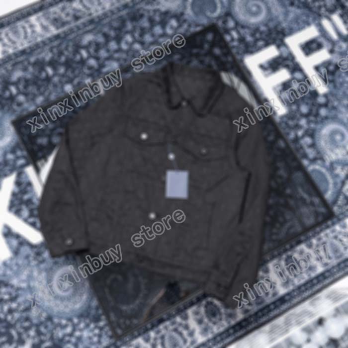 

man designers clothes Jackets paris Jacquard letter Denim coat casual mens winter coats mens jacket black
