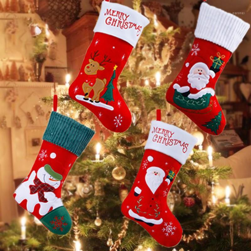 

Children's Cute Cartoon Christmas Stockings Gift Box Kids Candy Bags Party Decorations Christmas Candy Bag1