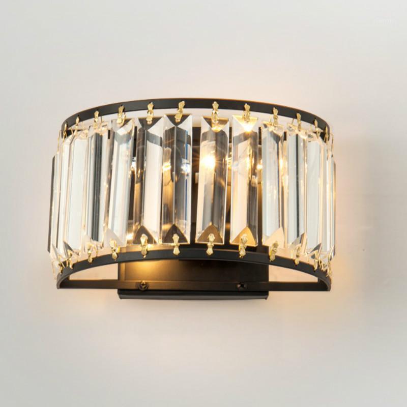 

Modern Crystal wall lamps indoor Room Decoration Lighting wall light for passage corridor Bedroom bedside LED lamp WJ20214231