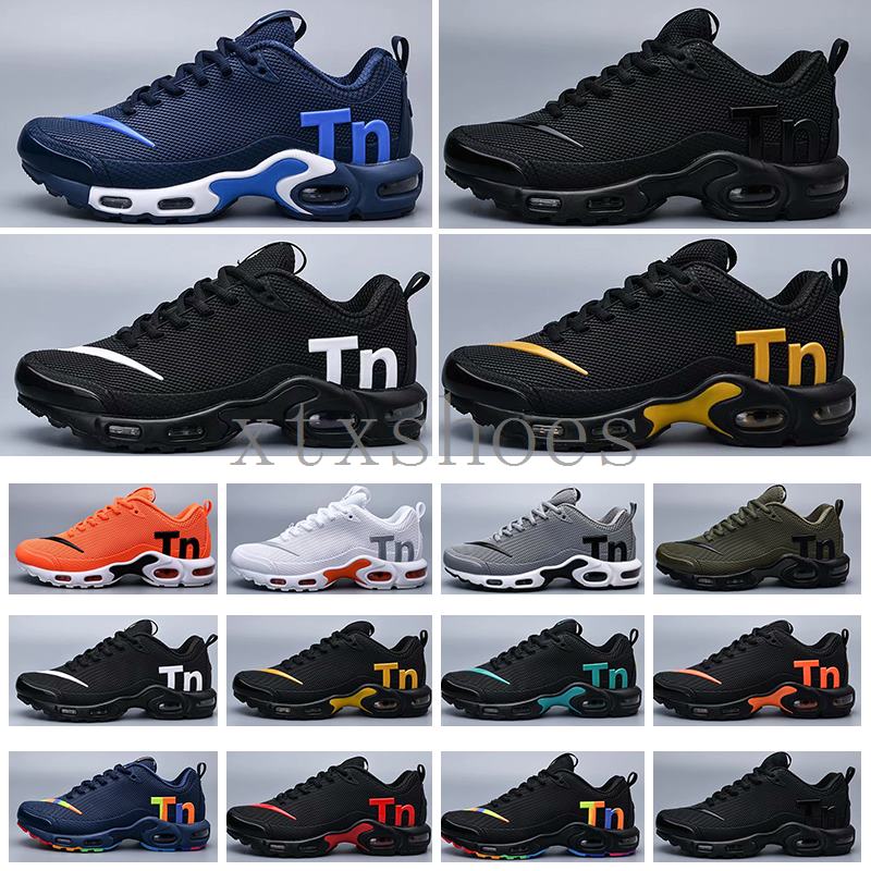 2019 Newest Men Zapatillas TN Designer Sneakers Chaussures Homme Men Basketball Shoes Mens Mercurial TN Running Shoes Eur40-46 G54FA, Color 22