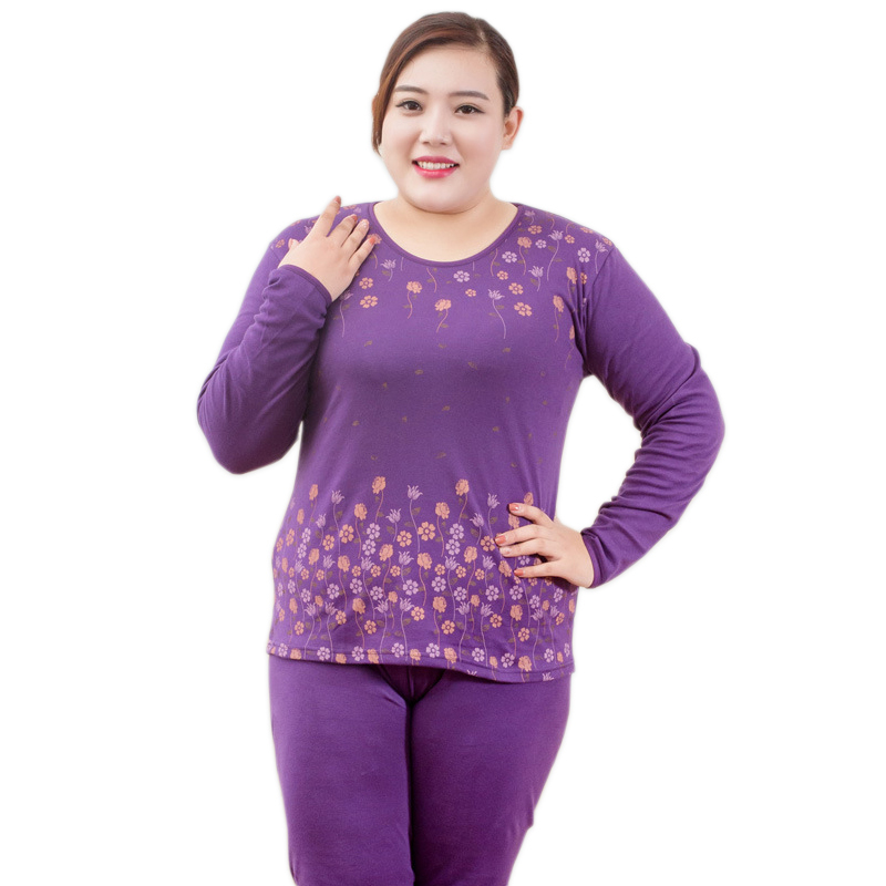 

100 Plus Kg Women Winter Xxxxxxxl Fine Fresca Keep Warm Sets of Mujer Big Size 6xl Pajamas Ng1x, Pls th 6