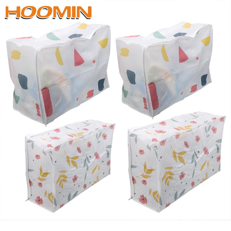 

HOOMIN Organizer Bag Packing Bag Square for Clothes Quilt Blanket Pillow Luggage Storage Bags Waterproof Closet Organizer