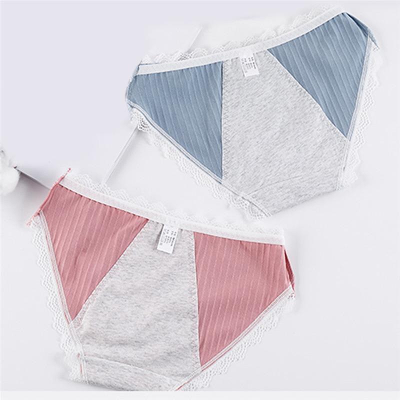 

Low Waist Panties New Woman Menstruation Period Three Layers Leakproof Physiological Briefs Panties Quality Lace Underwear, Pink
