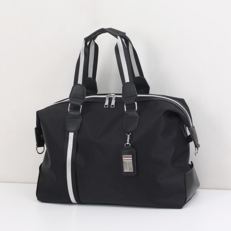 

Men's business handbag dry wet separation large capacity luggage bag portable travel bag folding waterproof luggage1, S blue