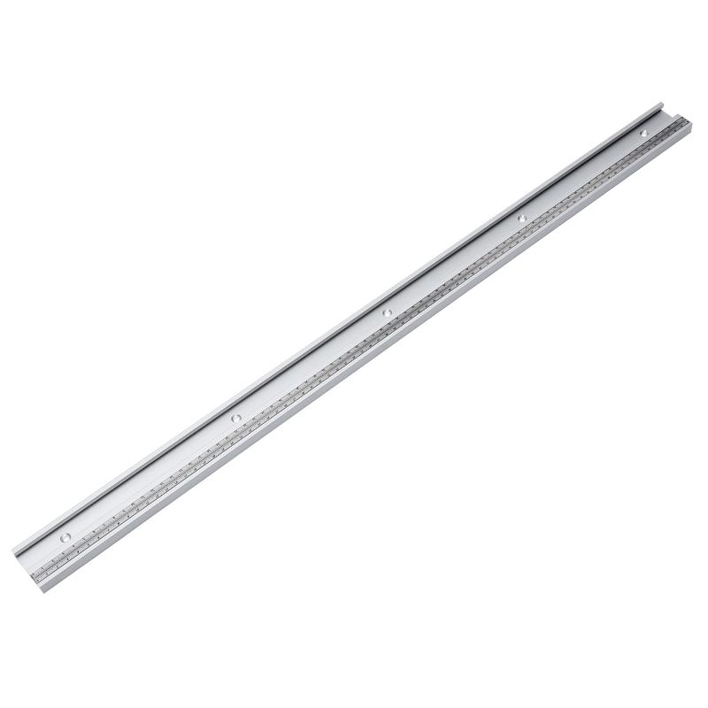 

400-1220mm Aluminum Alloy T-Track T-slot Miter Track with Slide Metric Ruler Scale for Table Saw Router Table Woodworking Tool