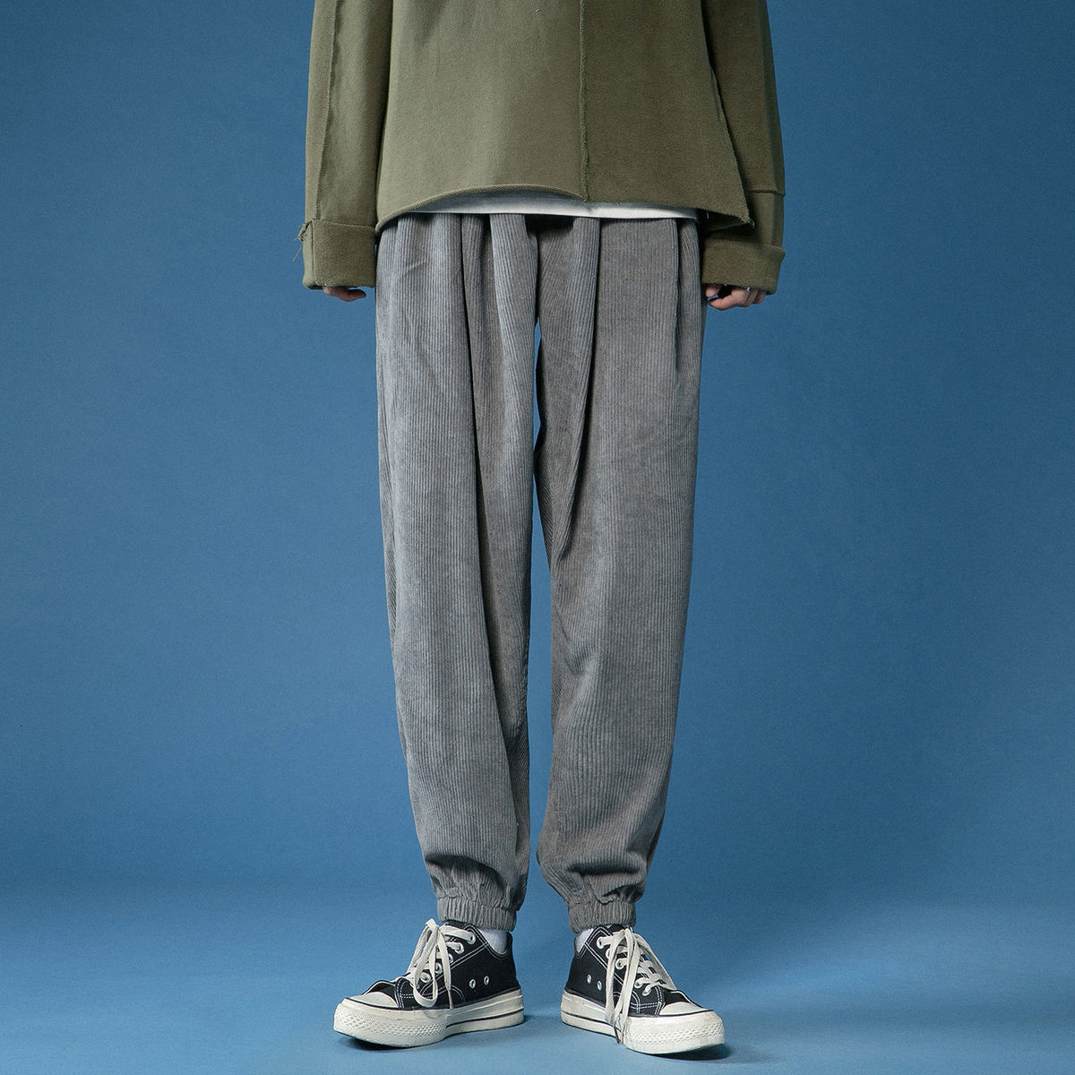 

Male 2021 New Breeches Fall Thin Pair Halon Leggings Long Trousers Individuality Young Men's Clothing ELDQ, Pink