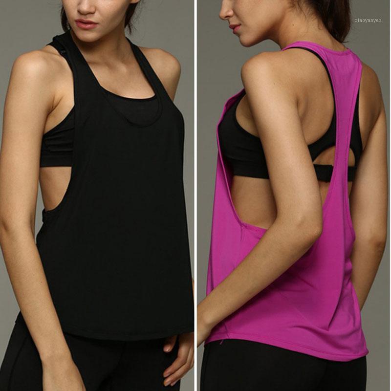 

Women Crop Top Dry Quick Yoga Shirts Loose Gym Fitness Sport Sleeveless Vest Singlet Running Training Tops Spandex,polyester1
