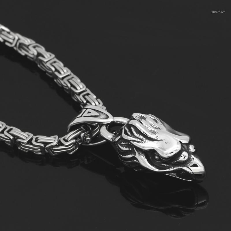 

stainless steel Nrodic viking odin raven pagan knot pendant necklace1