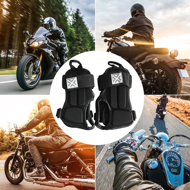 

New 2x Wrist Guard Brace Sport Protective Gear Hand Protector Glove For Skating Off-road Motorcycle Hand Guard, Black