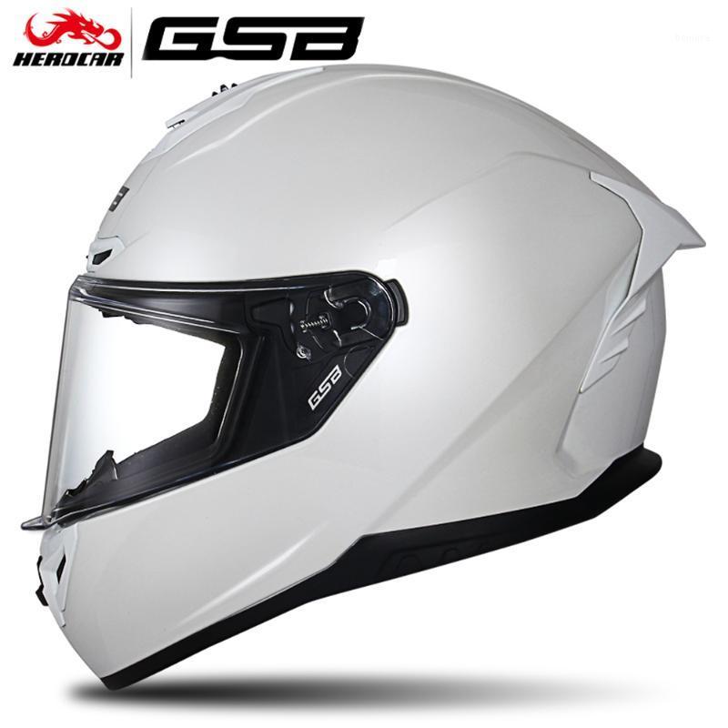

GSB Motorcycle Helmet Full Face Helmet Motor ABS Material Motorbike Motocross Casco Motocross Cascos Para Moto1, S-361 a15