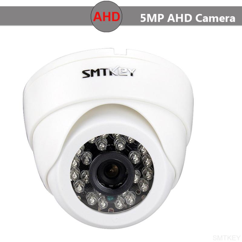 

5MP AHD Indoor night vision Dome Camera white housing plastic ABC material AHD Dome CCTV Camera or 2MP