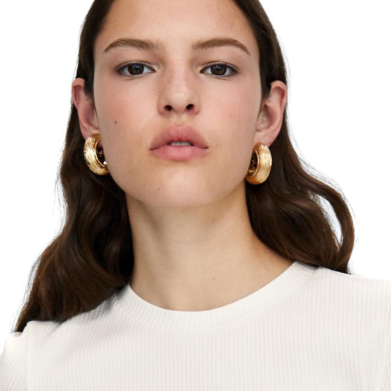 

Oorbellen fashion jewelry women earring vintage statement METAL HOOP EARRINGS