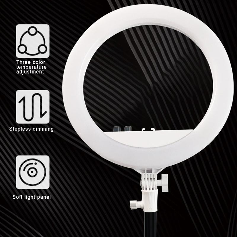 

LED Lamp Beads Rings Video Light Brightness Angle Adjustable Dimming for Home Outdoor LFX-ING