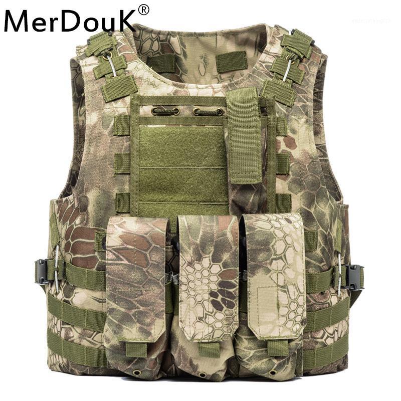 

Men's Vests Unloading Vest Tactical Molle Air Soft Protection Plates Colette Soldier Combat Army Three Clip Vests1, Black