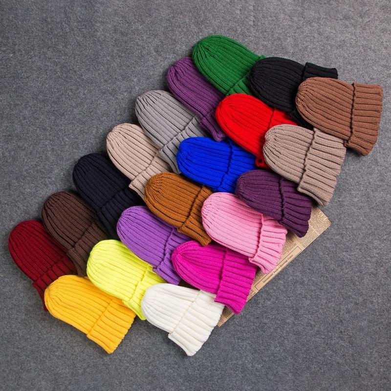 

Winter Hats for Women Beanies Knitted Solid Color Cute Hat Girls Autumn Winte Female Beanie Caps Warmer Bonnet Ladies Casual Cap
