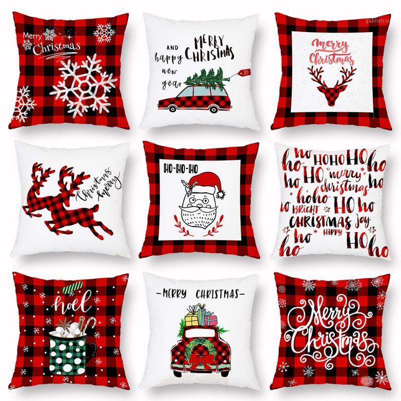 

Merry Christmas Decoration For Home Christmas Cushion Cover 2020 Cristmas Ornament Xmas Navidad Noel Gifts Happy New Year 20211