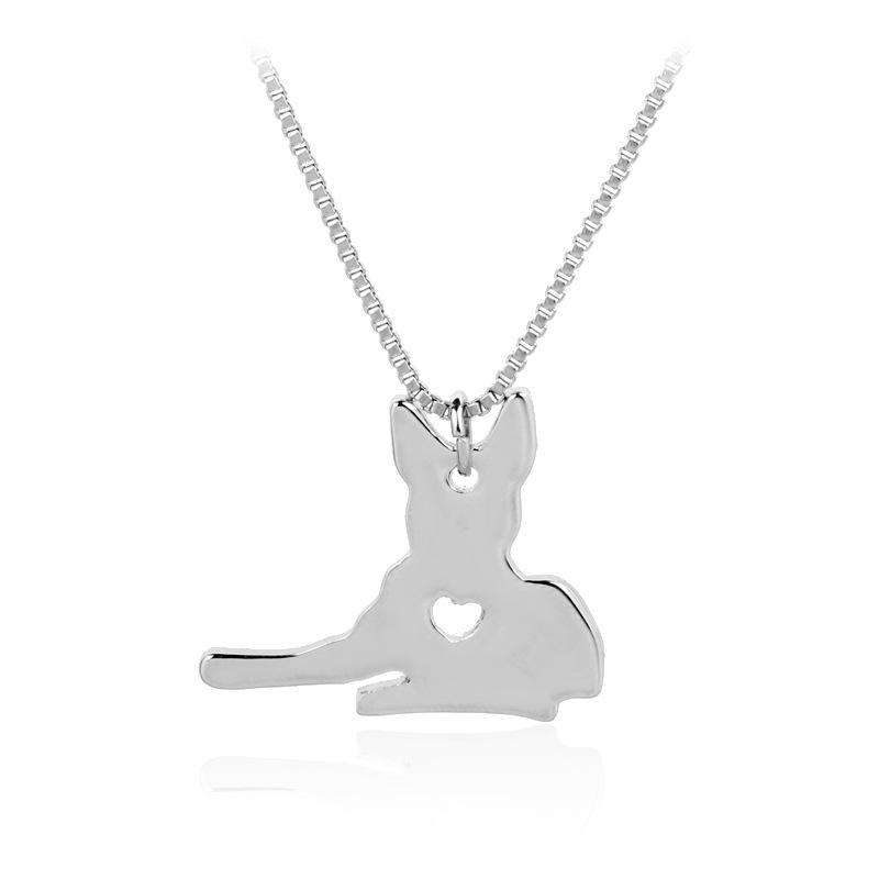 

Love Alaskan Malamute Casting Pendant Fashion Necklace Jewelry