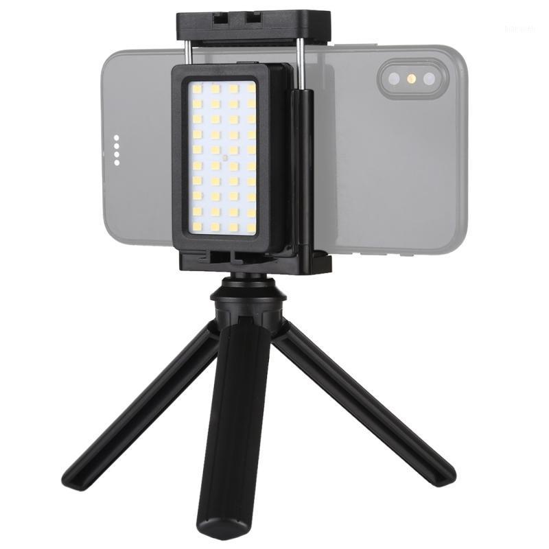 

Mini Vlog LED Video Light Tripod Kit CRI95 Dimmable Colorful RGB/white Fill Light Photographic Lighting Tripod Holder Universal1
