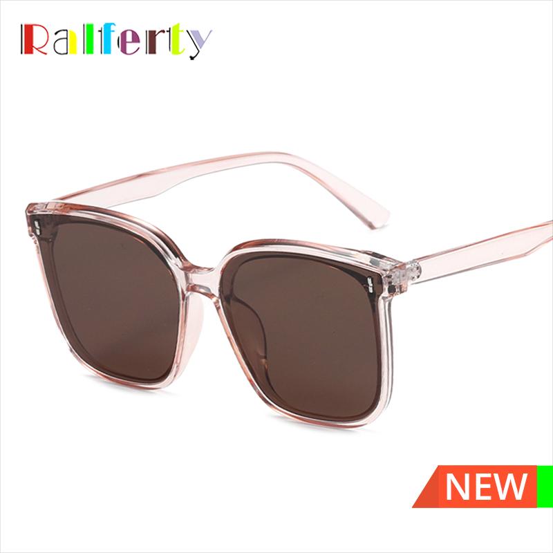 

Ralferty Vintage Sun Glasses for Women Fashion 2021 New Oversized Shades Square Korea Women's Sunglasses feminino