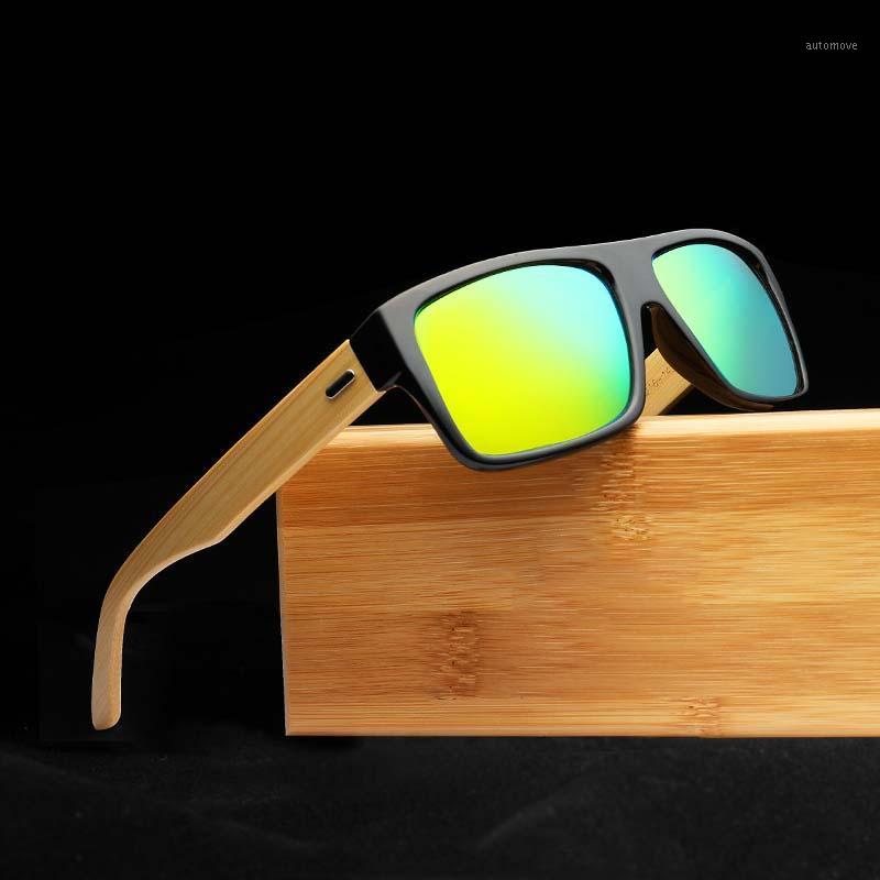 

2020 Brand Design Bamboo Wood Sunglasses Women Men Sunglasses Promotions Price Vintage Color Coating Mirror Bammboo Sun Glasses1