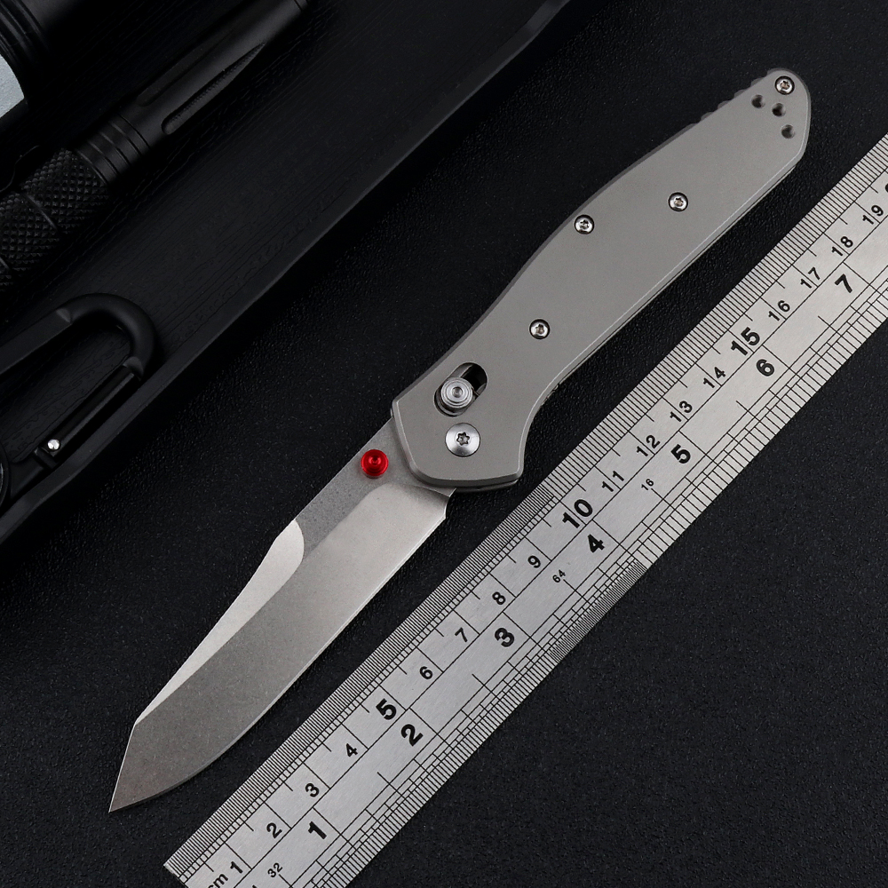 

New OEM BM 940 2001 folding knife M390 blade tactical camping survival titanium alloy handle outdoor hunting EDC tool knife