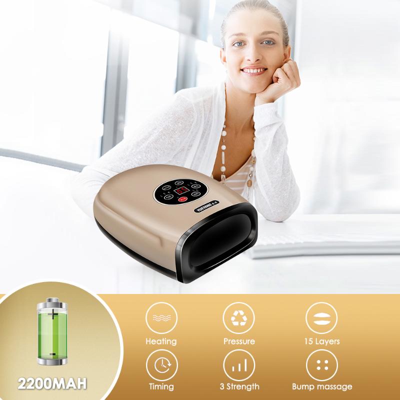 

Pressotherapy Electric Hands Massager Physiotherapy equipment Electric Massage Apparatus for Palm Fingers Rechargeable Massager