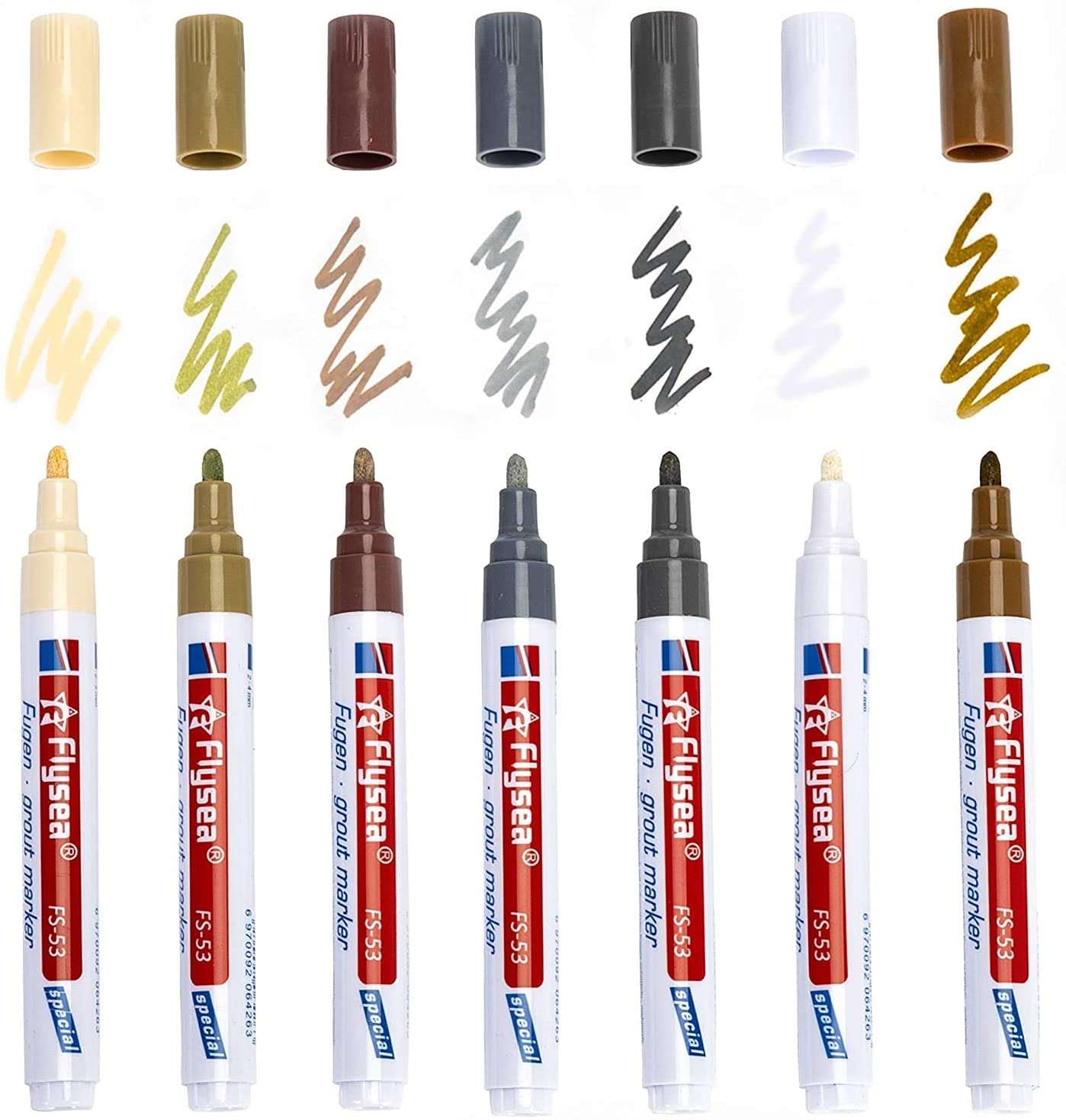 

Grout Tile Refill Marker Pen Tile Gap Repair Bathroom Porcelain Filling Waterproof Mouldproof Cleaner Agents Renew Repair Tile YL0258