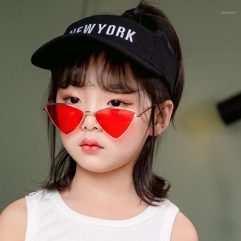

Sunglasses Children's Personality Sunglass Triangle Frame Glasses Dxb033 Cross-border Street Snap TongAo Modelling Sunglasses1