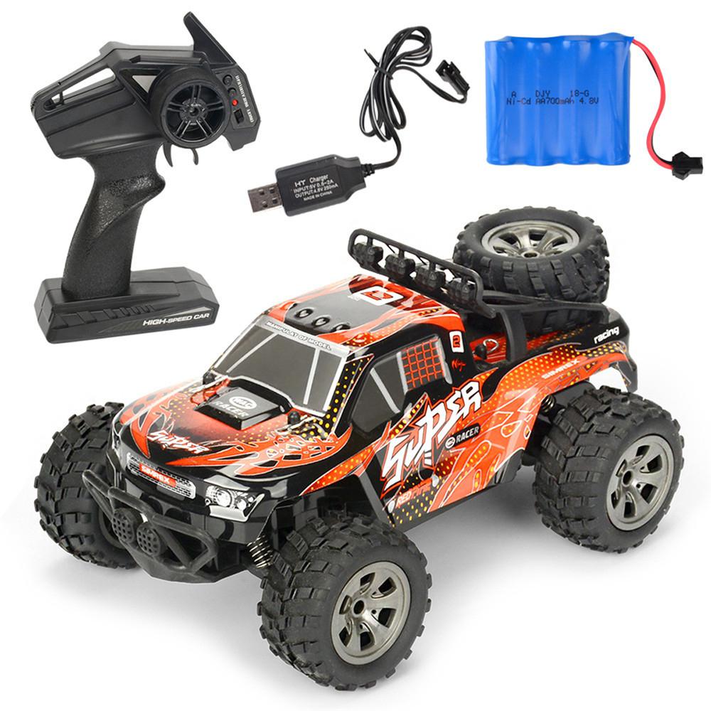 

Mini RC Car 1/18 2.4G 4CH 2WD High Speed 20KM/h Off-road Vehicle Climbing Vehicle Crawler Remote Controller Car Kids Gift Toys