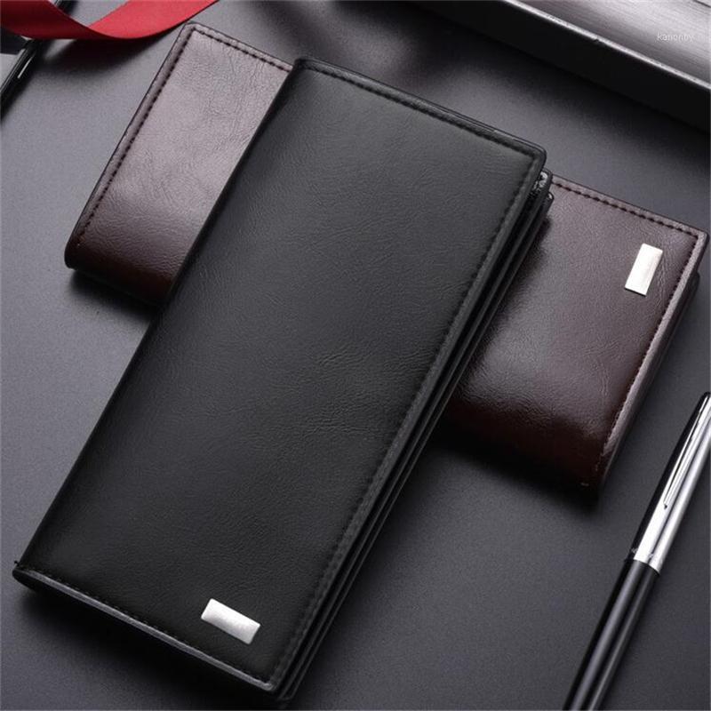 

Men Long Section Fashion Wallets Coin Bag High Capacity ID Card Holder Purse Clutch With Zipper Mobile Phone Bag1, Dark green