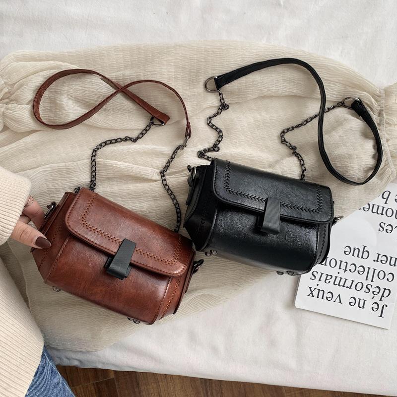 

Autumn and Winter Women's Bags New Shoulder Messenger Bag Fashion New Versatile Internet Celebrity Small clutch bags for women, Black