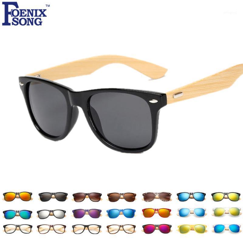 

Sunglasses FOENIXSONG Brand Womens Bamboo Grain Frame Sun Glasses For Men Wooden Pattern Gafas KP15011