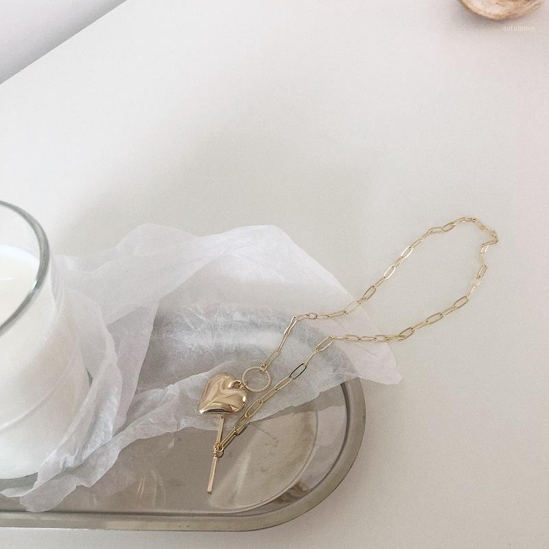 

Retro Box Chain Toggle Clasp Gold Necklaces Mixed Linked Circle Necklaces for Women Minimalist Choker Necklace Aesthetic Jewelry1